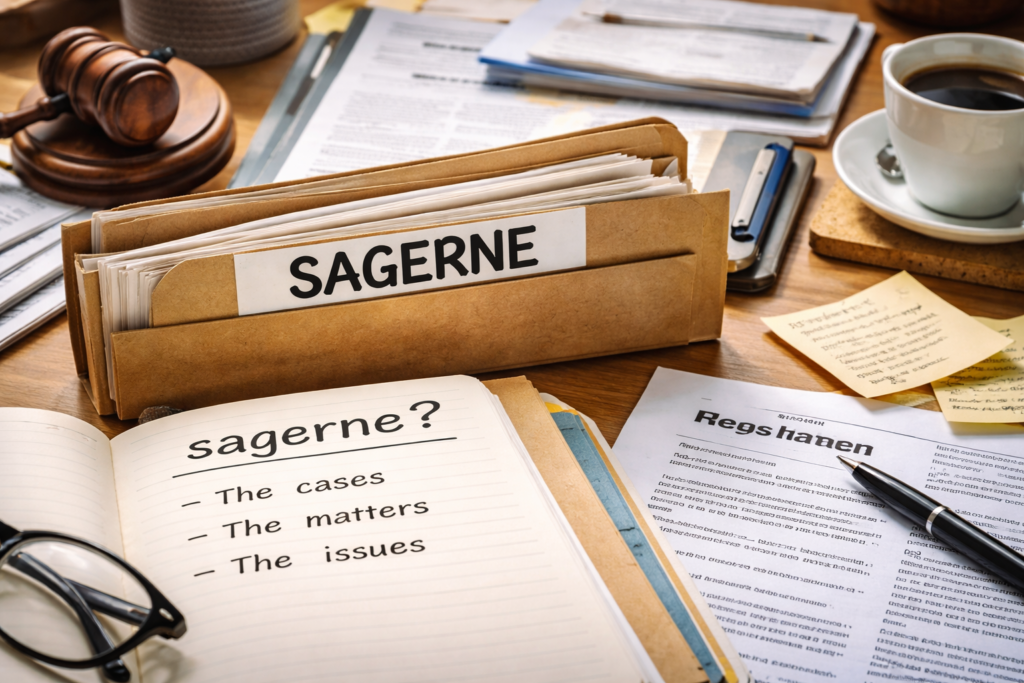 sagerne
